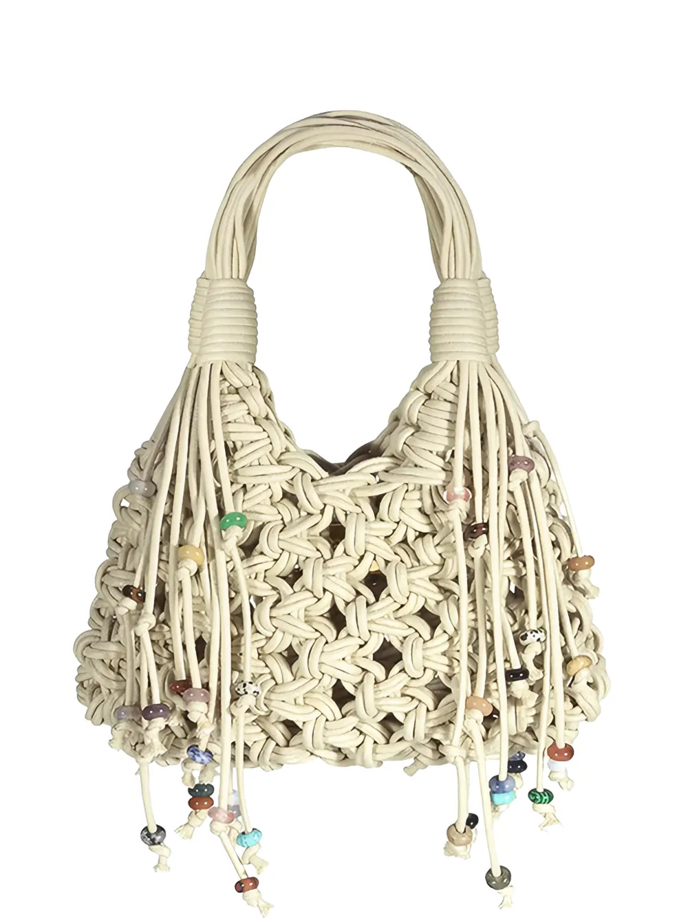 Hibourama mini Vannifique Desert Stone stone-embellished tote bag - Toni neutri