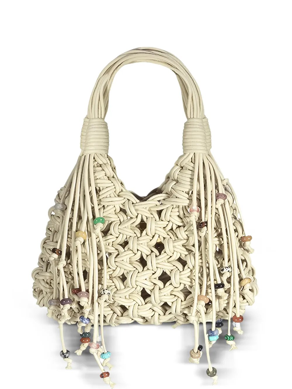 Hibourama mini Vannifique Desert Stone stone-embellished tote bag - Toni neutri