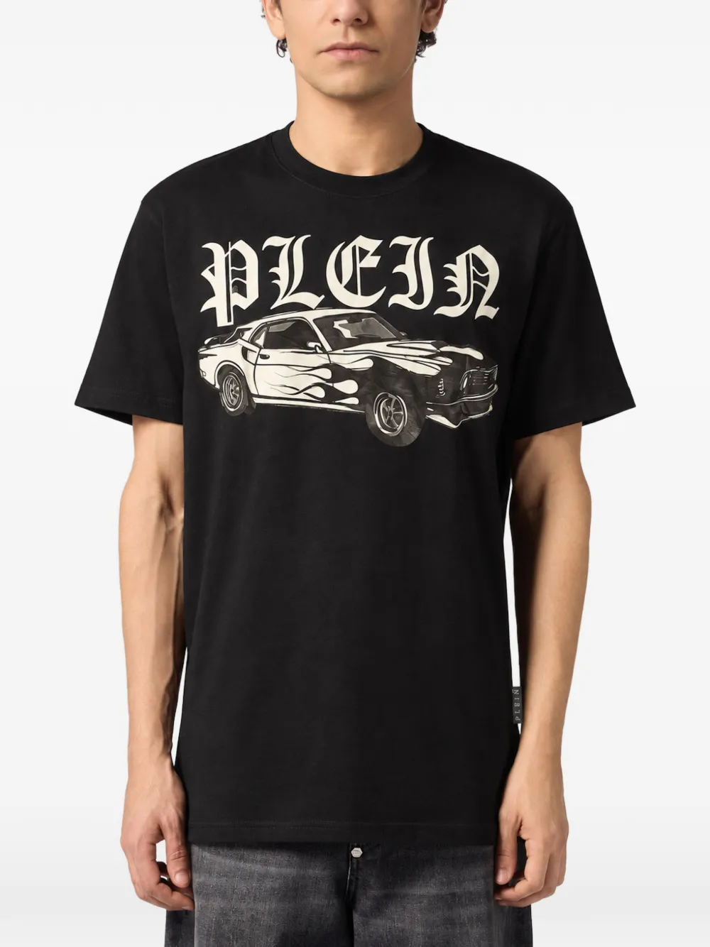Philipp Plein graphic-print T-shirt Zwart