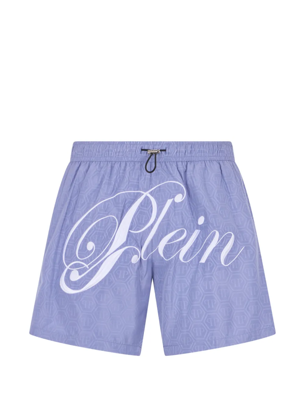 Philipp Plein swimming shorts monogram signature - Blu