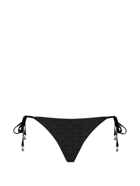 Philipp Plein swimming brief monogram strass
