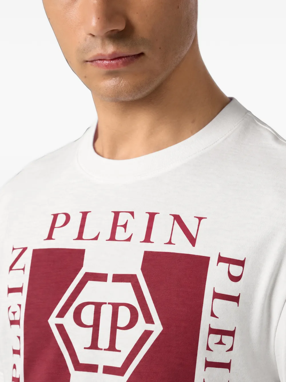 Philipp Plein Jersey T-shirt Plein PP Wit