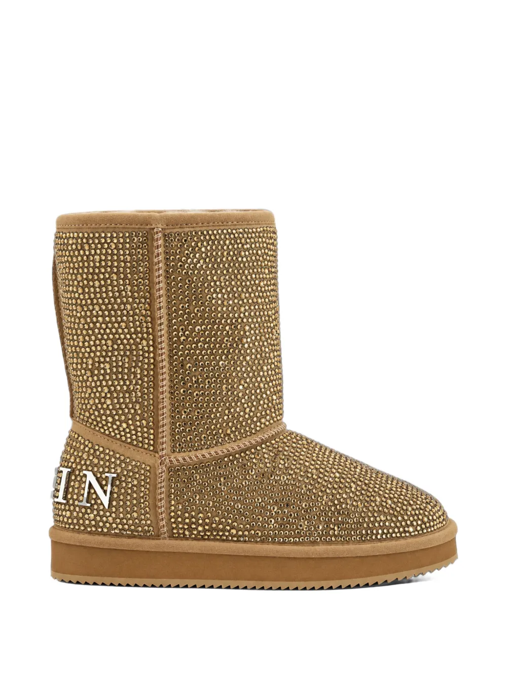 Philipp Plein strass-embellished winter boots - Silver
