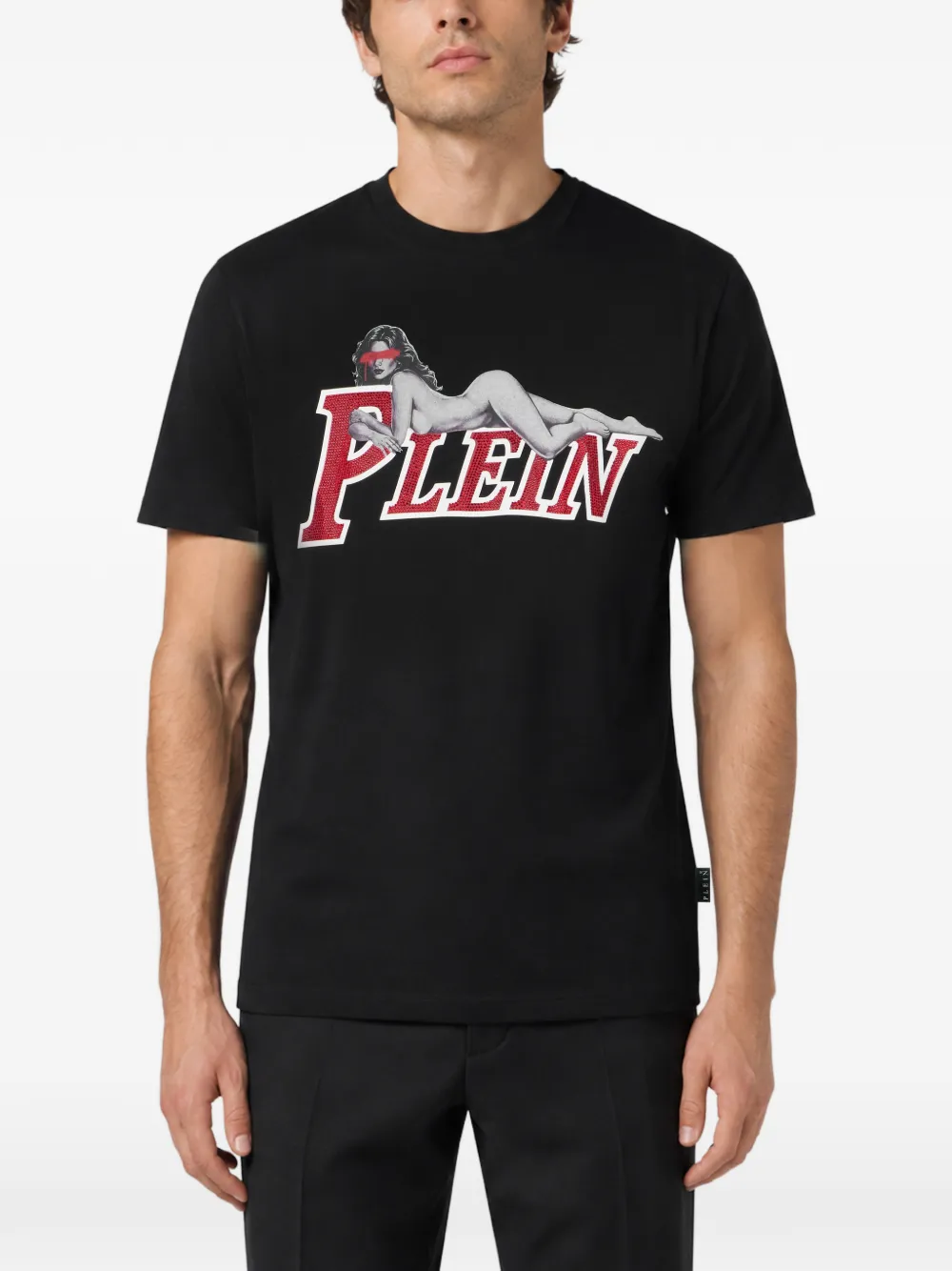 Philipp Plein Jersey T-shirt Zwart