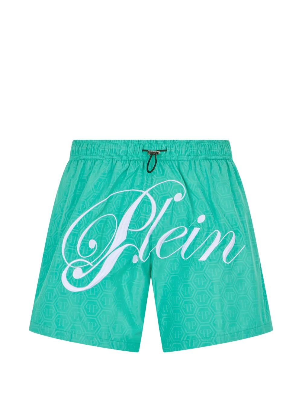 Philipp Plein swimming shorts monogram signature - Verde