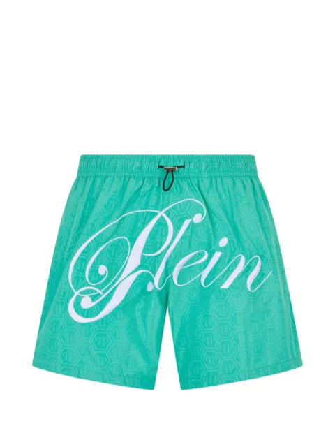 Philipp Plein swimming shorts monogram signature