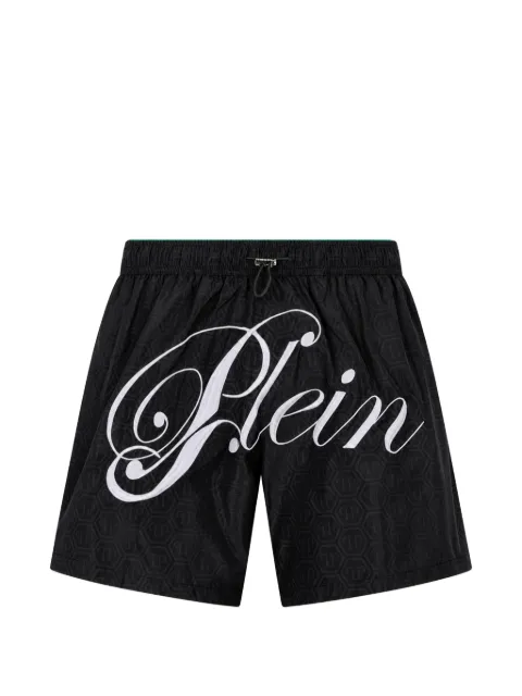 Philipp Plein swimming shorts monogram signature