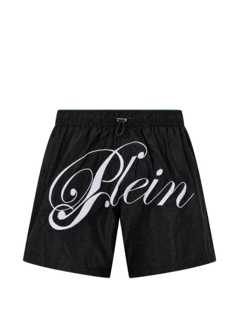 Philipp Plein  swimming shorts monogram signature