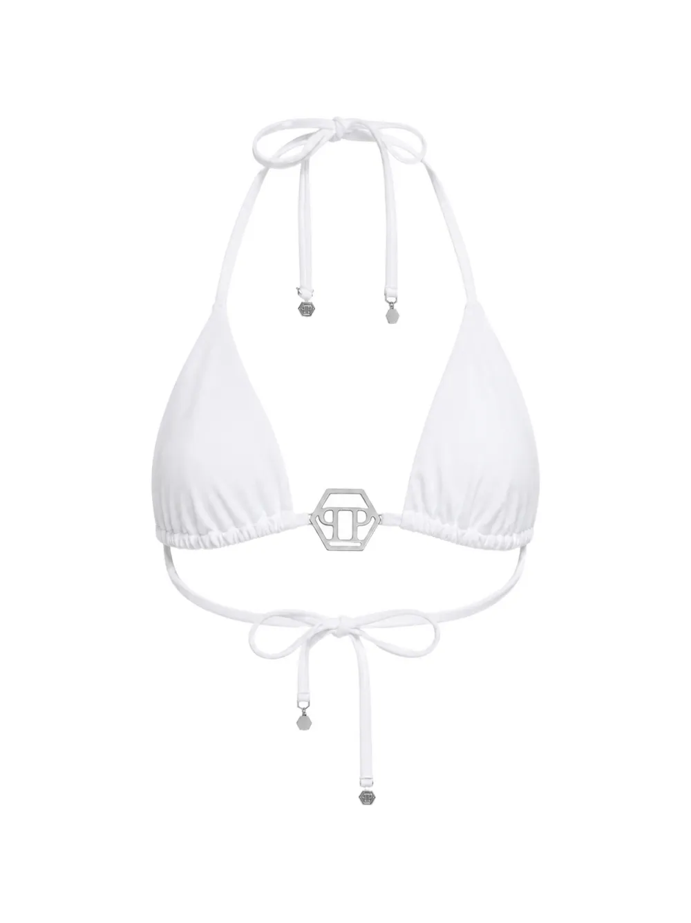 Philipp Plein swimming bra Hexagon - Bianco