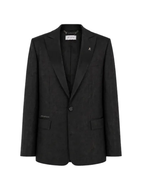 Philipp Plein jacquard blazer regular fit monogram