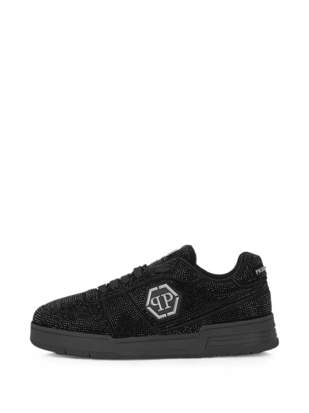 Philipp Plein Low-top sneakers P-FORCE 78 Strass Zwart
