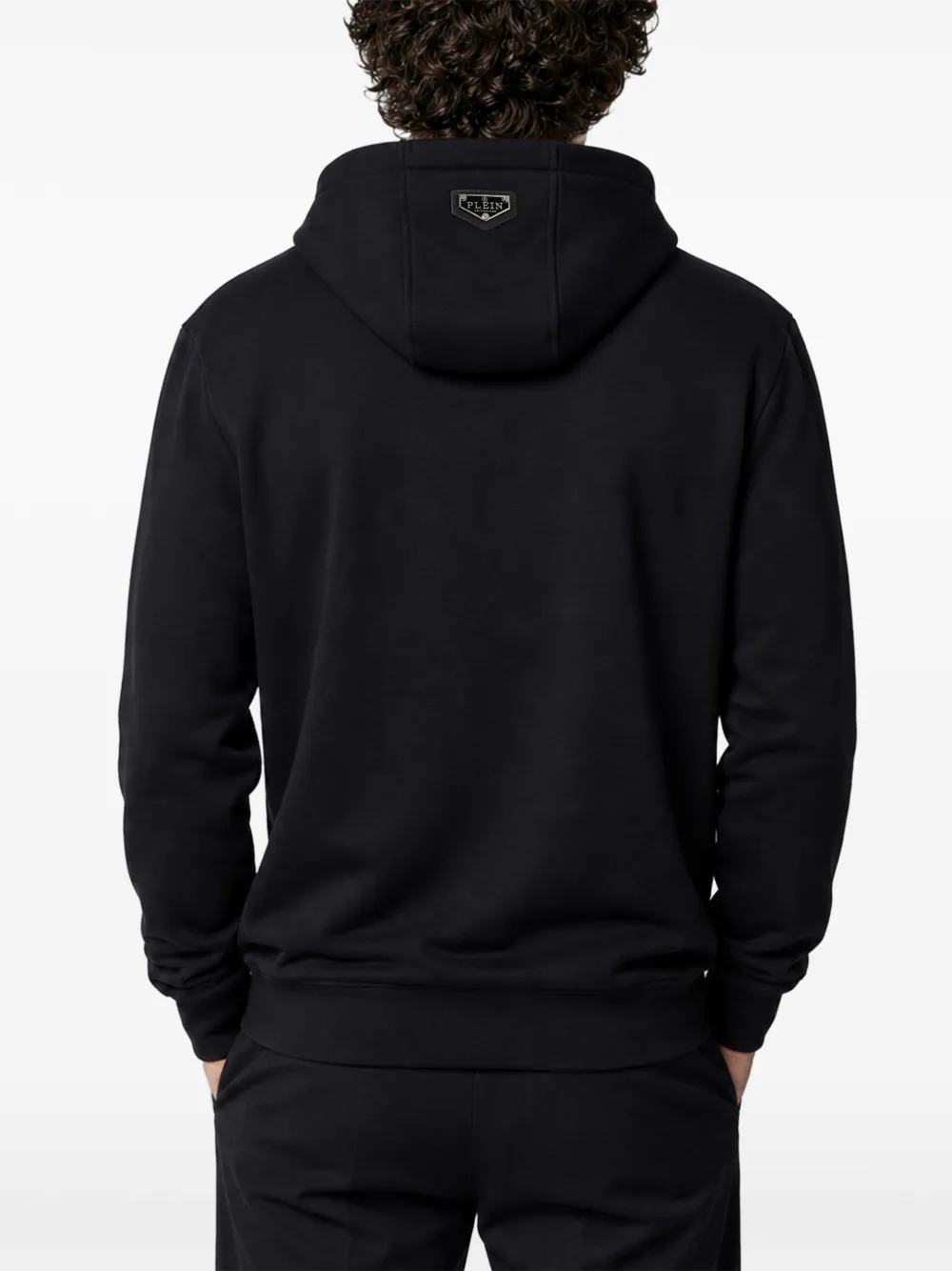Philipp Plein Pin Up hoodie met logo Zwart