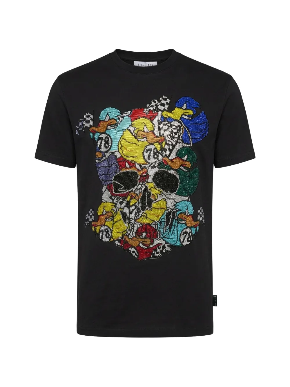 Philipp Plein jersey T-shirt Plein Ducks Bling - Schwarz