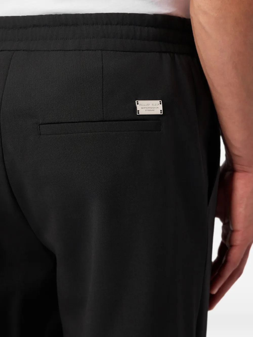 Philipp Plein Pantalon met trekkoord Zwart