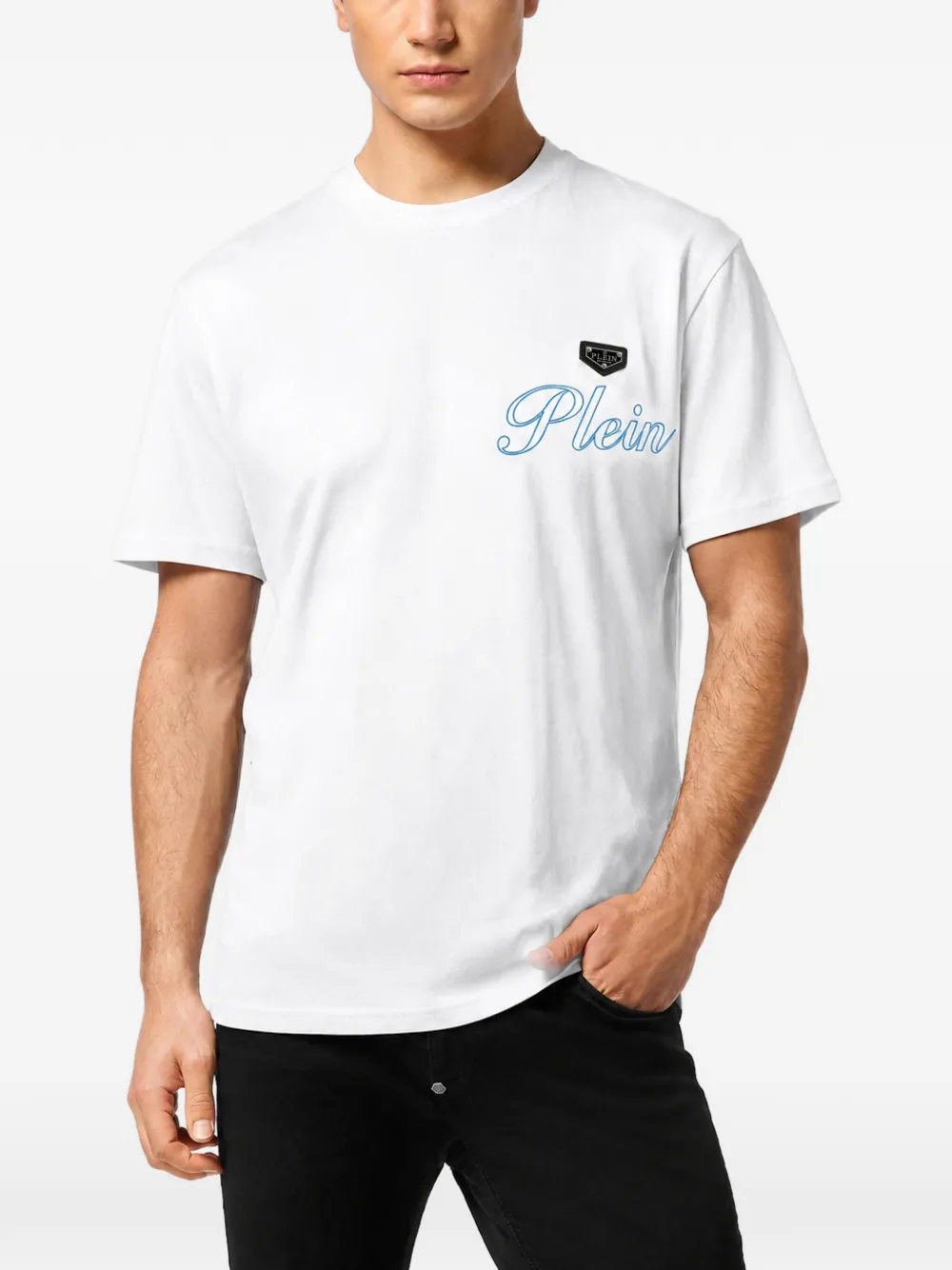 Philipp Plein T-shirt met logoprint Wit