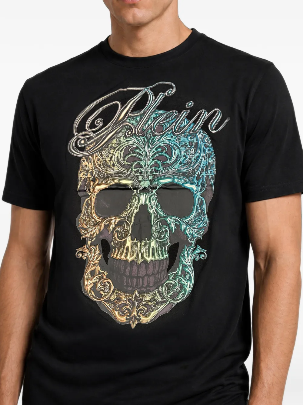 Philipp Plein Skull barok T-shirt Zwart