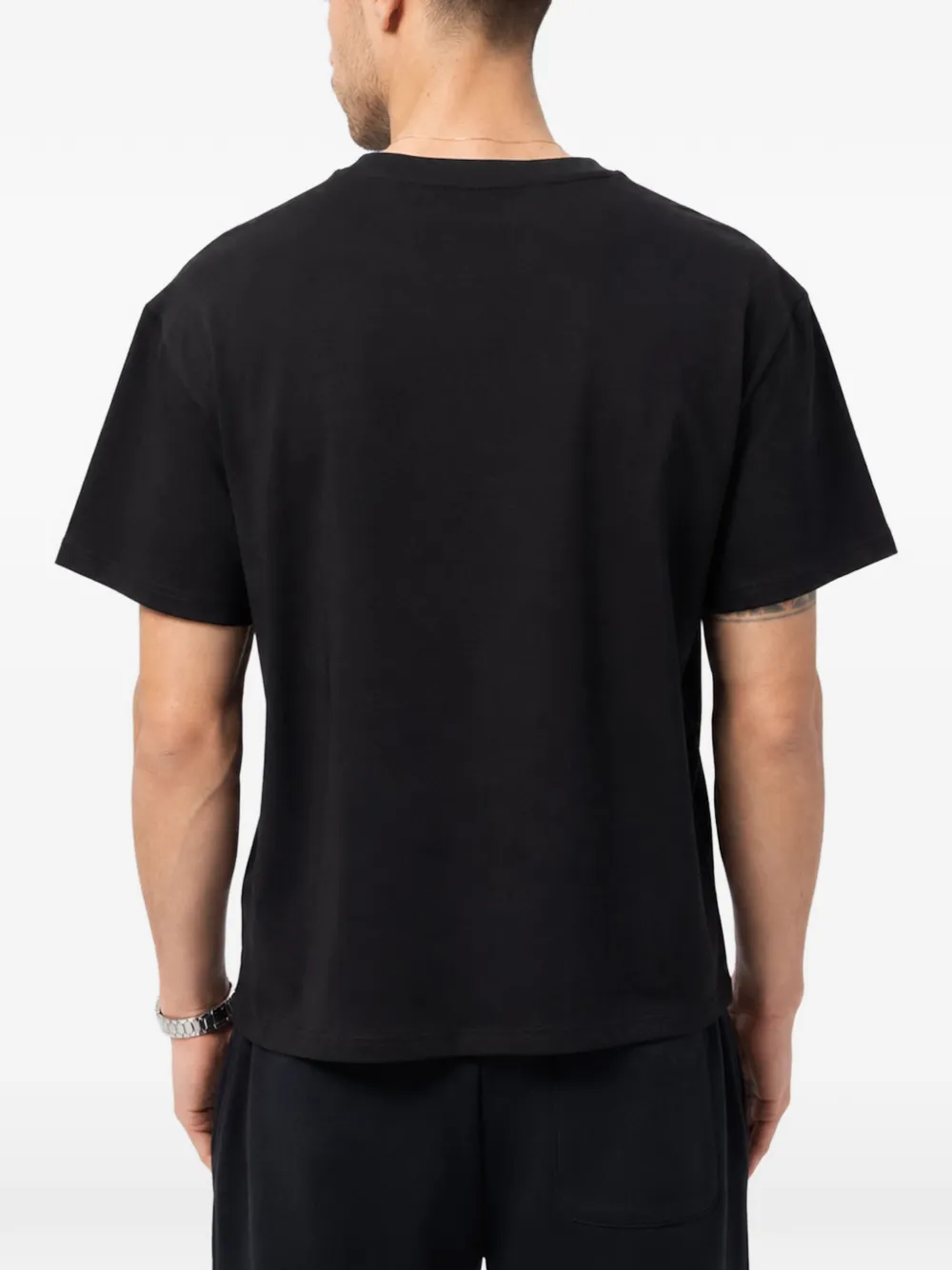 Plein Sport T-shirt met ronde hals en logoprint Zwart