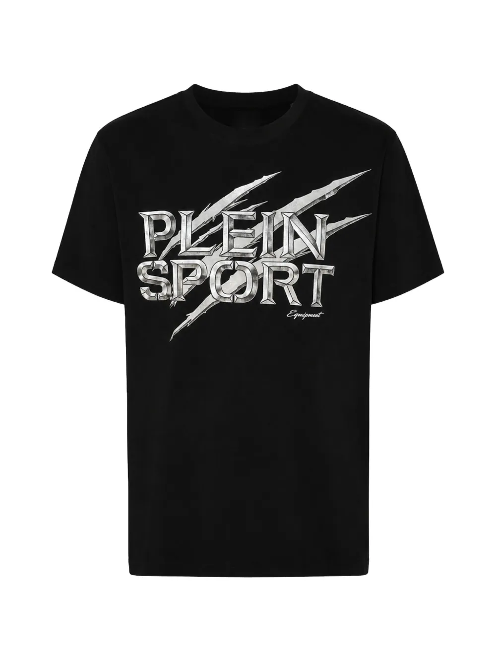 Plein Sport logo-print round-neck t-shirt - Nero