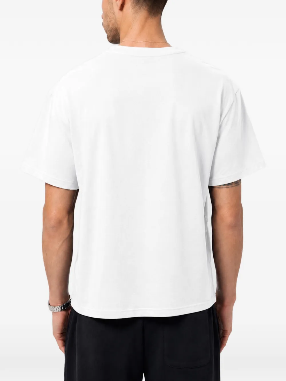 Plein Sport T-shirt met tijgerprint en logoprint Wit
