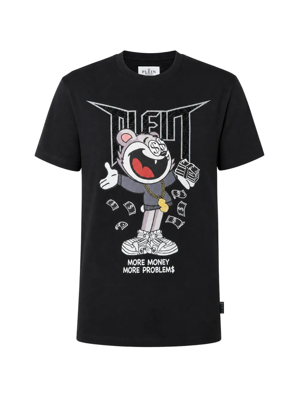 Philipp Plein jersey T-shirt Money Bear - Nero