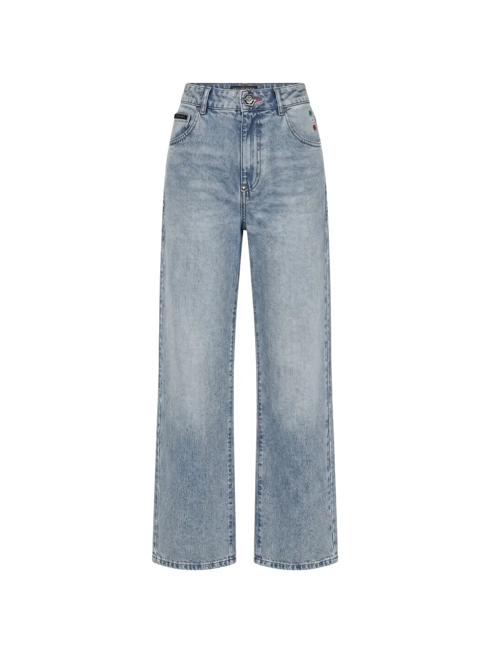 Philipp Plein Straight-fit Jeans Basic In Blue