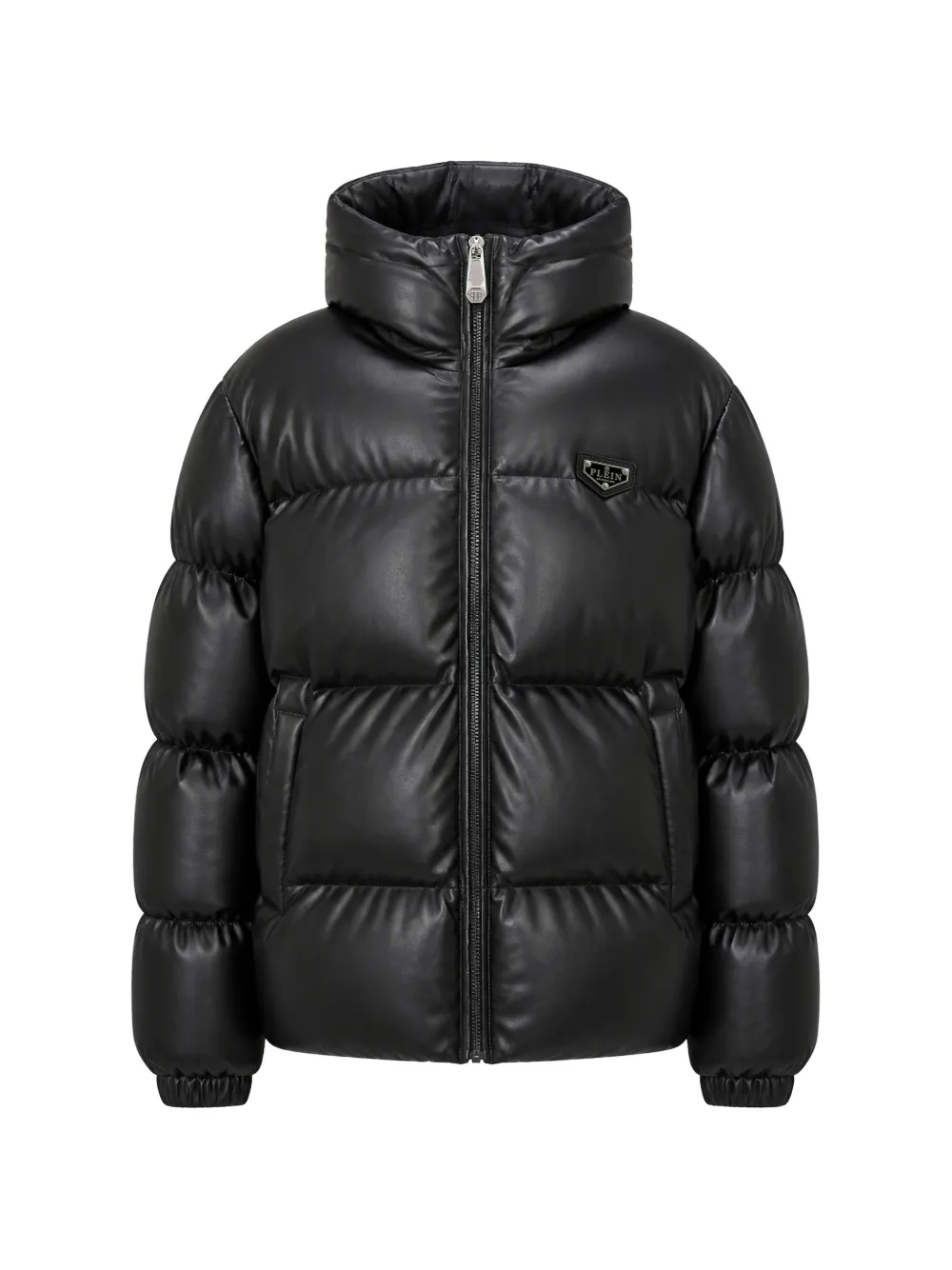 Philipp Plein Piumino in pelle - Nero