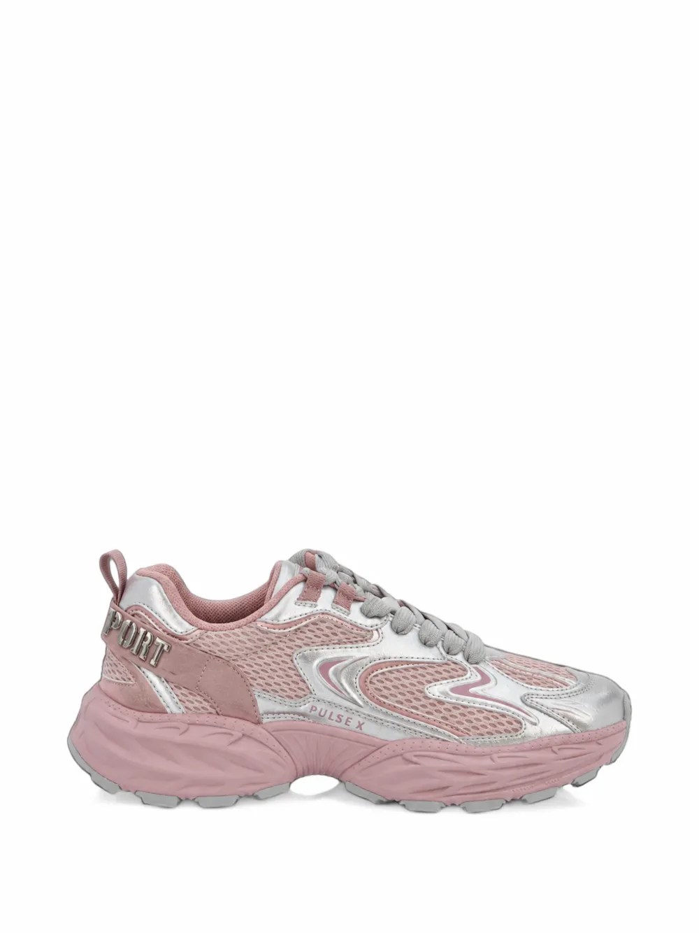 Plein Sport Runner Pulse X metallic sneakers - Rosa