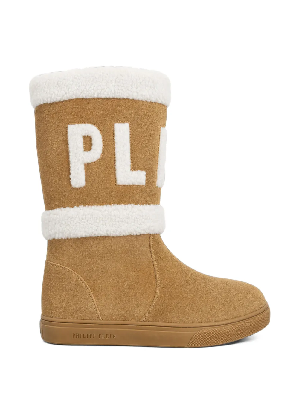 Philipp Plein Stivali in shearling sintetico - Toni neutri