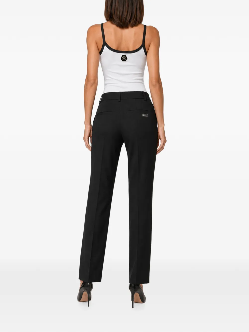 Philipp Plein Straight pantalon Zwart