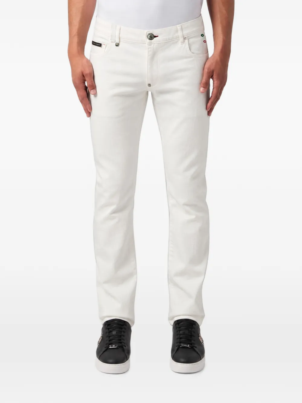 Philipp Plein Slim-fit jeans Wit