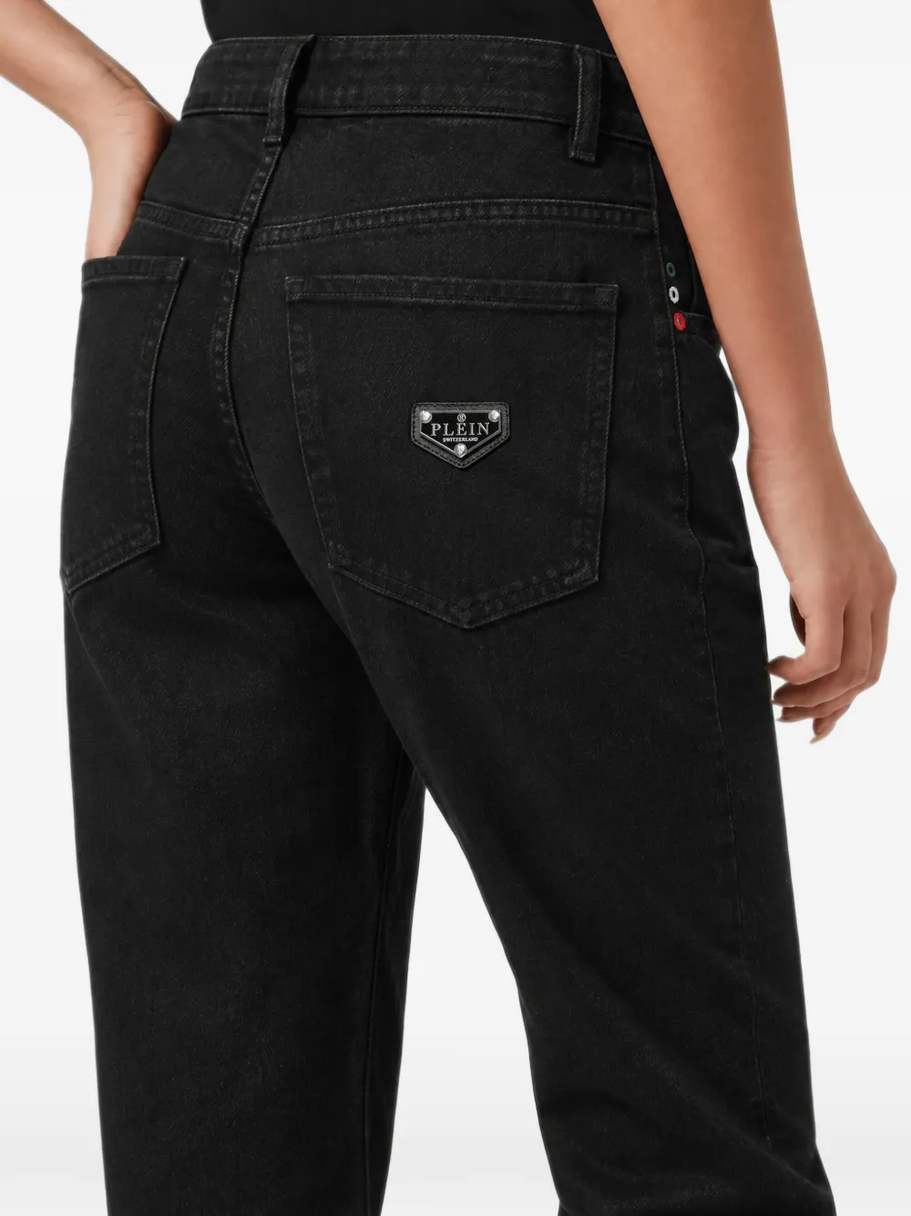 Philipp Plein Straight jeans Zwart