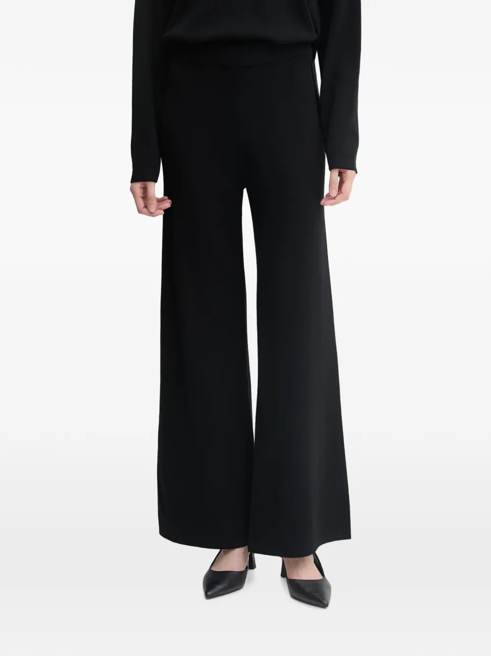 Benetton wide-leg palazzo pants - Nero