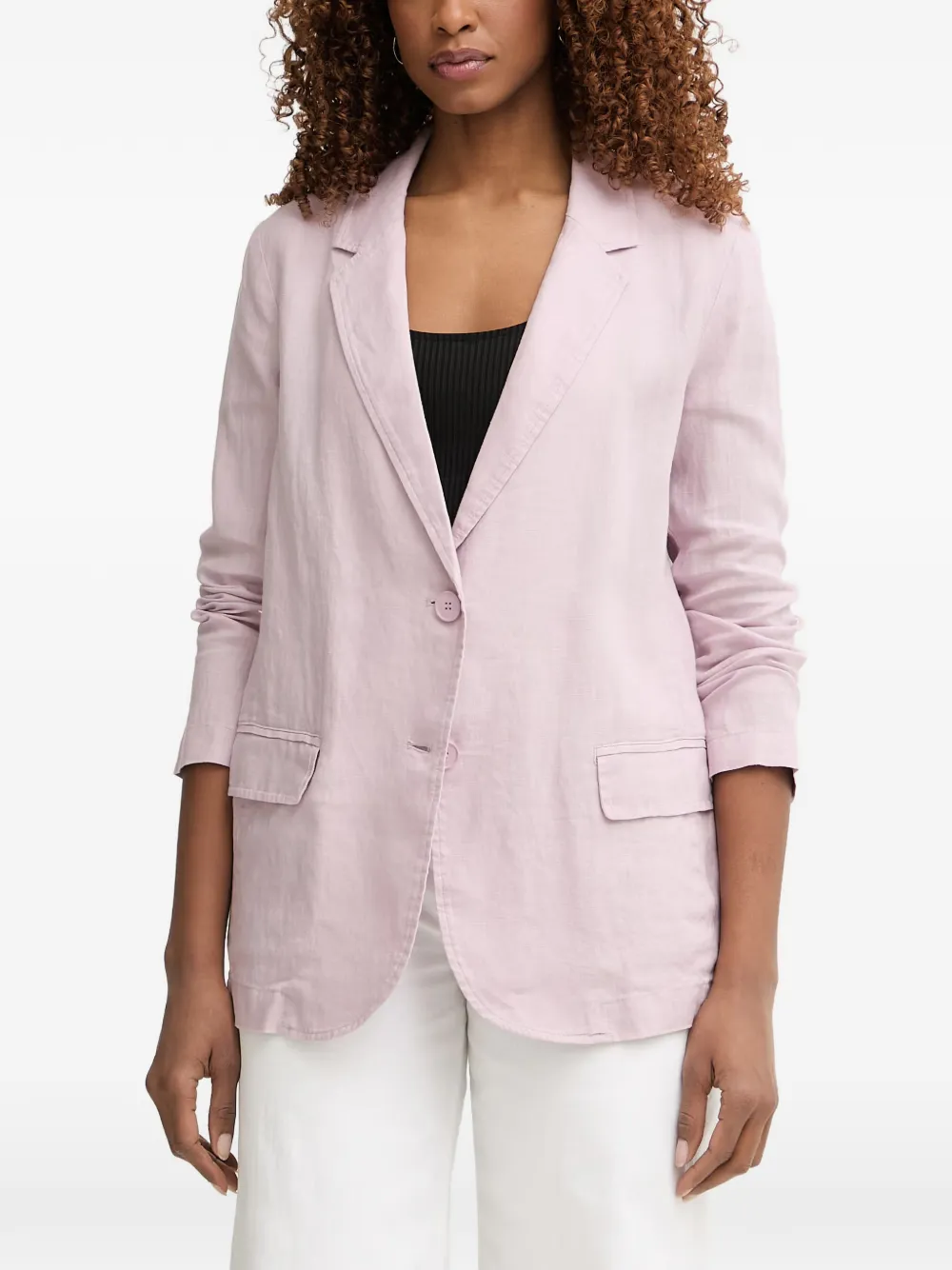 Benetton Sakko mit fallendem Revers - Rosa