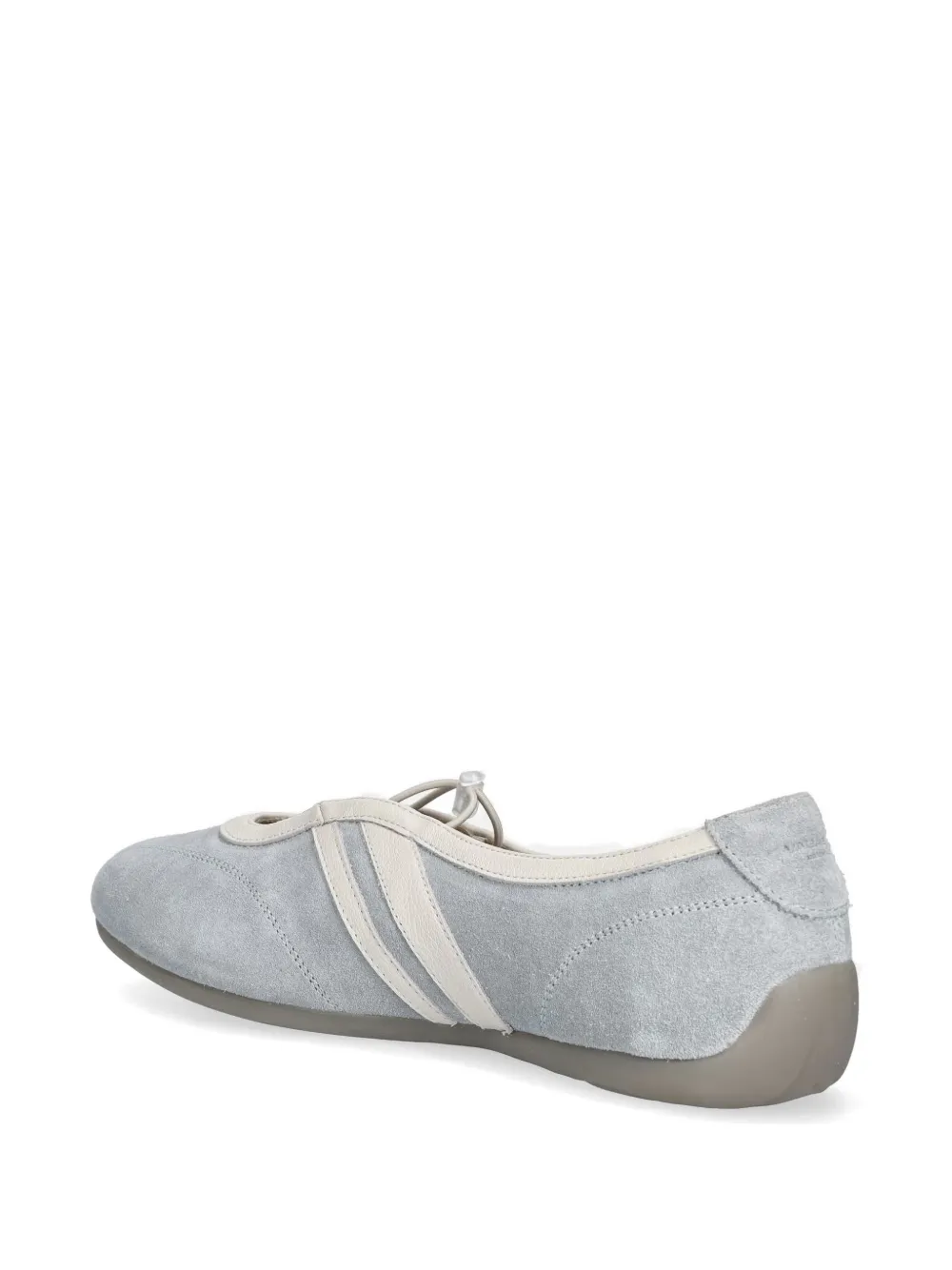 VAGABOND Hollie lace-up suede ballet flats Blauw