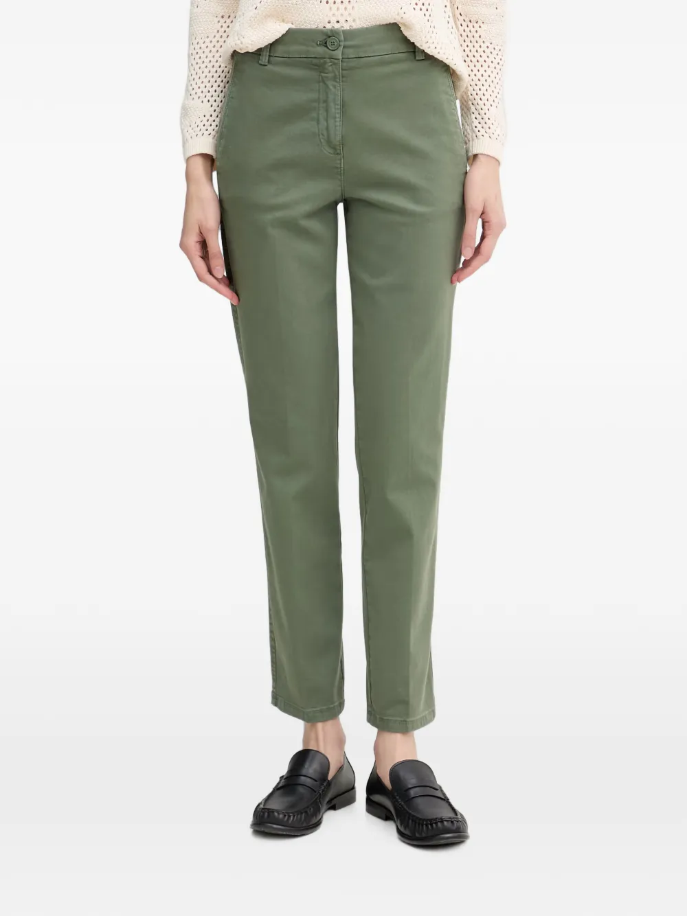 Benetton straight-leg chino trousers - Grün