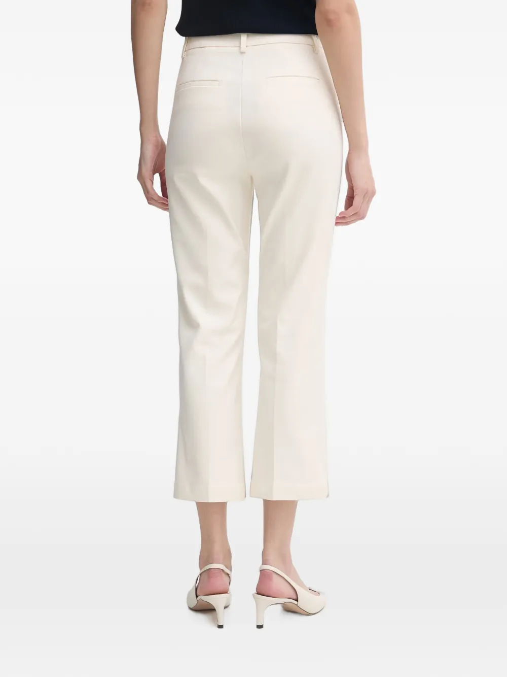 Benetton Cropped broek Wit