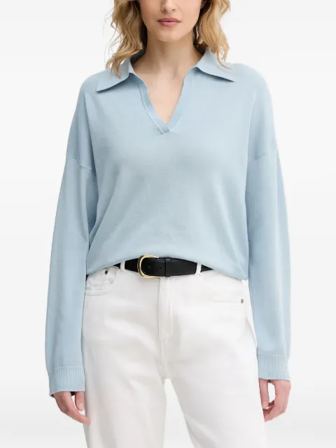 Benetton suéter con cuello polo