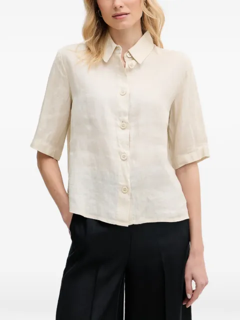 Benetton button-fastening short-sleeve shirt