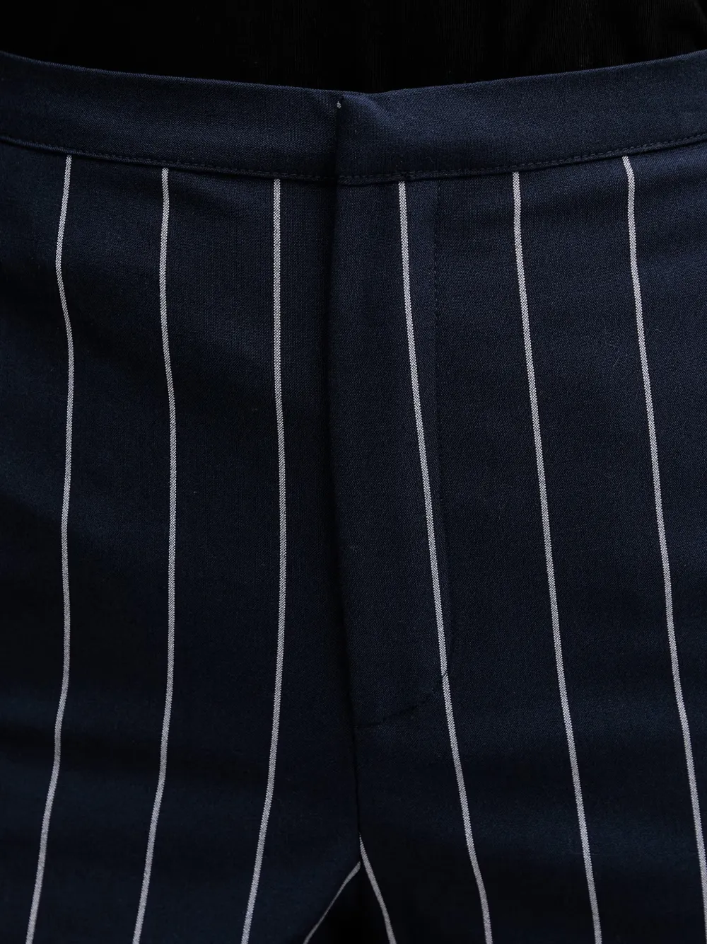 Benetton Broek met wijde pijpen Blauw