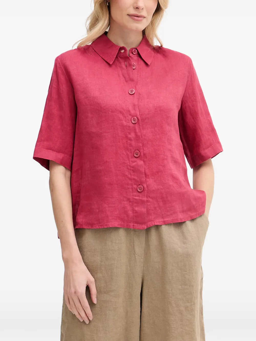 Benetton short-sleeve shirt - Rosa