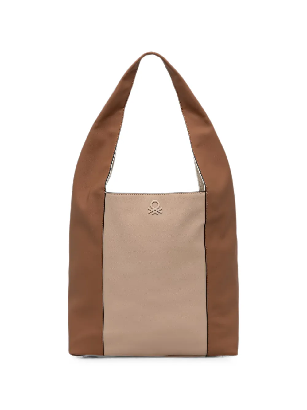 Benetton logo-embroidered reversible tote bag