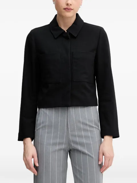 Benetton cropped patch-pocket jacket