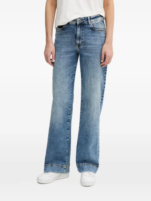 Benetton jeans anchos con efecto degradado