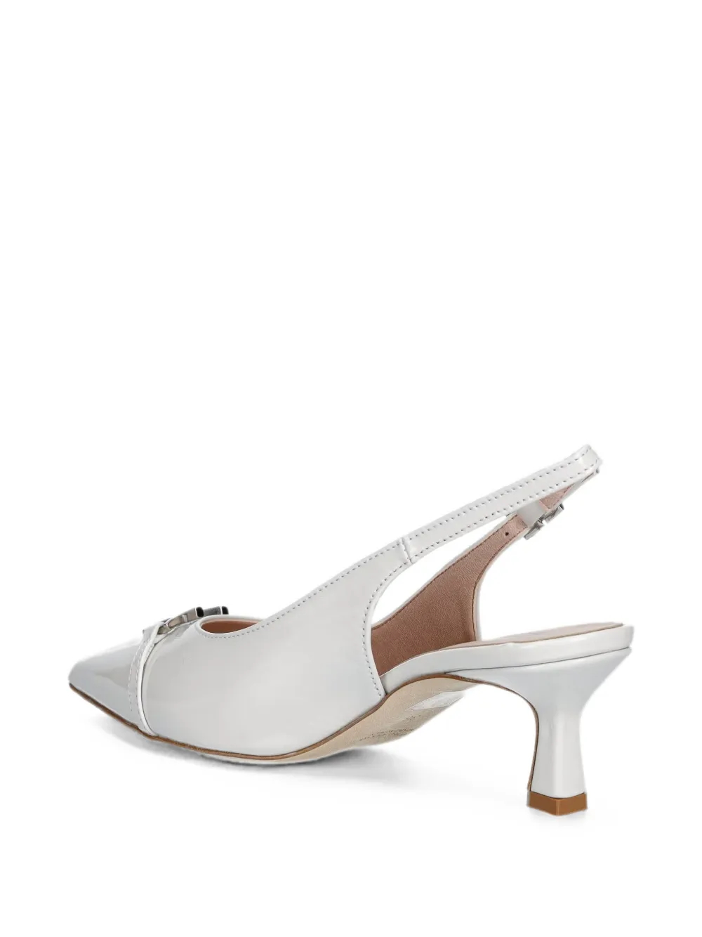 Valentino Garavani VLogo slingback pumps Zilver