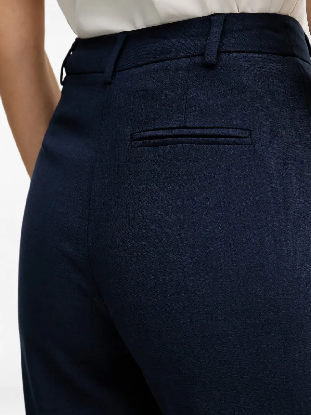 Benetton Geplooide broek Blauw