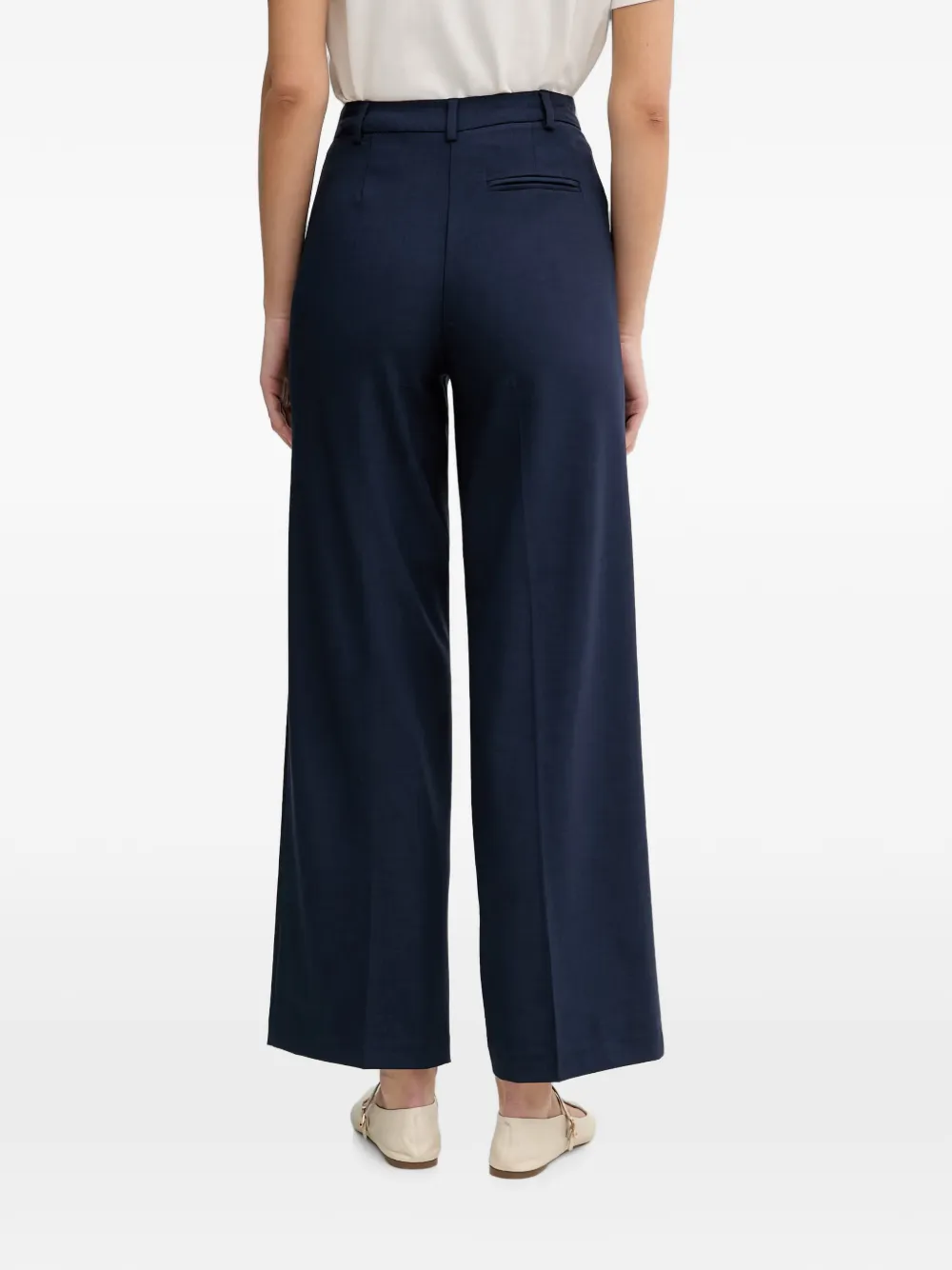 Benetton Geplooide broek Blauw
