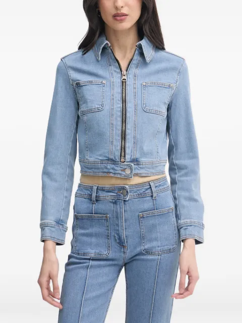 Benetton zip-up denim jacket