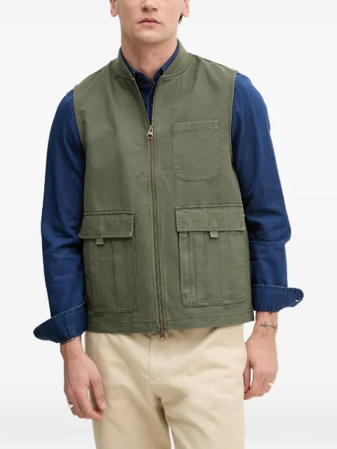 Benetton chaleco con múltiples bolsillos