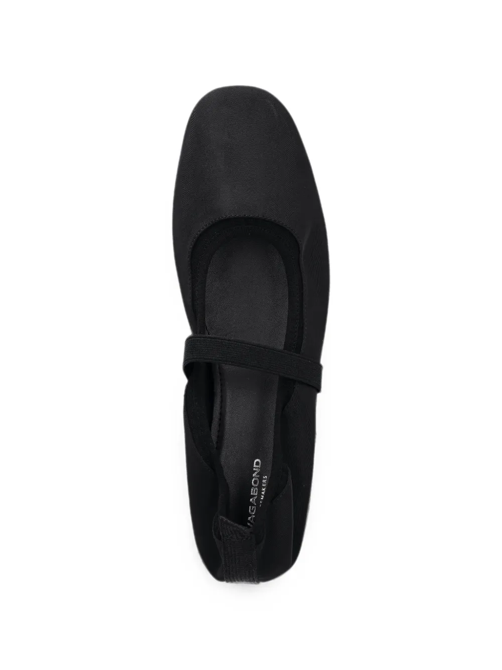 VAGABOND Hillary elasticated-strap ballet flats Zwart