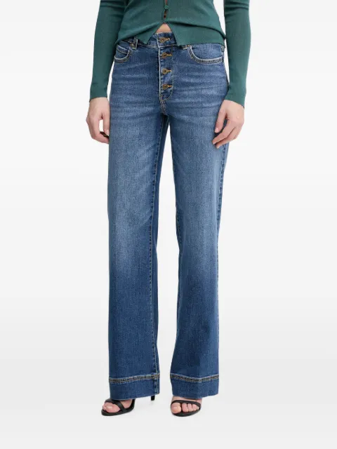 Benetton jeans anchos con botones